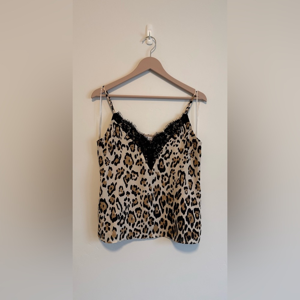 Socialite Animal Print Lace Cami